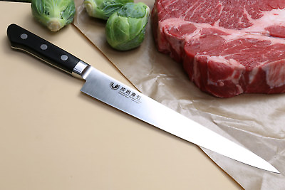 Yoshihiro INOX Stain resistant Aus 10 Ice Hardened Sujihiki Slicer Chef knife