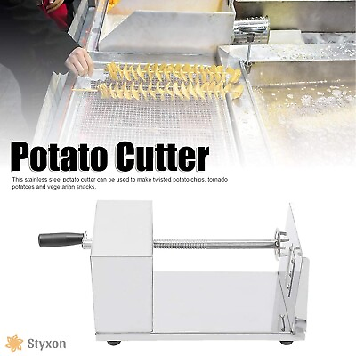 Stainless Steel Potato Chips Maker amp; Veggies amp; Fruit Slicer chippers Machine #ad