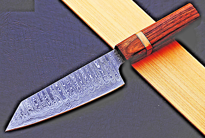 Japanese Shun Professional Chef Knife Custom Made Hand Forged Damascus Stl 2735
