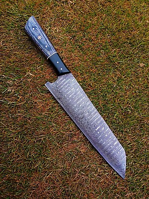 12”Handmade Damascus Chef Knife Hand Forged Japanese Bunka Kitchen Knife X680