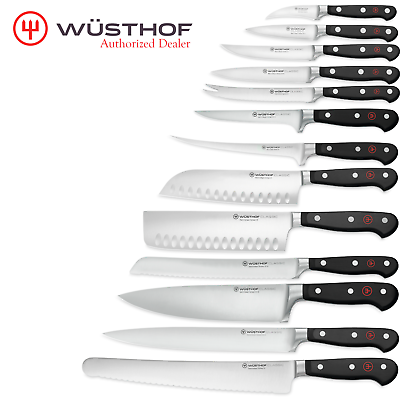 Wusthof Classic Series High Carbon Stainless Steel Knives Authorized Dealer #ad
