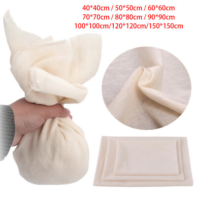 Cheese Cloth Food Straining Butter Muslin Gauze Cooking Draining Cotton Fabric