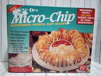 K TEL Micro Chip Microwave Potato Chip Maker NEW in open box