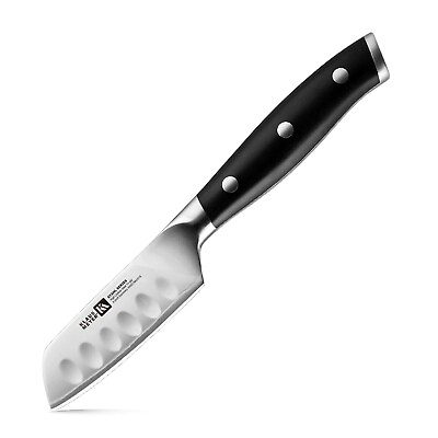 Klaus Meyer Stahl High Carbon Tri ply Steel 3 inch Santoku Kitchen Chef Knife