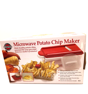 Norpro Microwave Potatoe Chip Maker for Healthy Potato Chips Seasoned Your Way