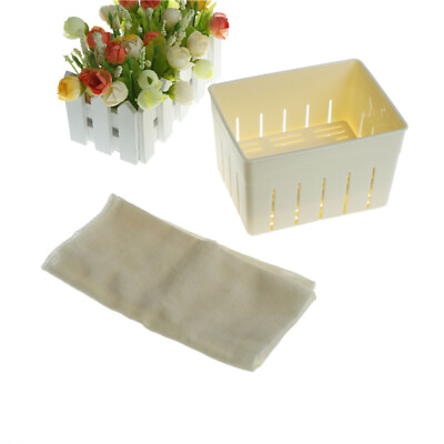Tofu Maker Press Mold Kit Cheese Cloth DIY Soy Pressing Mould Kitchen Tool Set