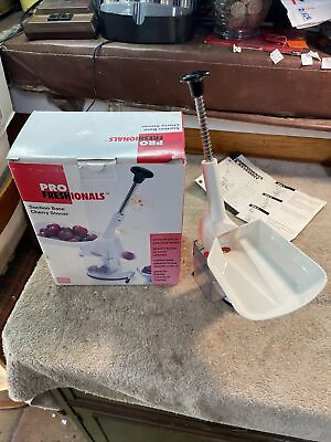 Deluxe Cherry Pitter Stoner Pro Freshionals With Suction Base 72035. 1995 #ad