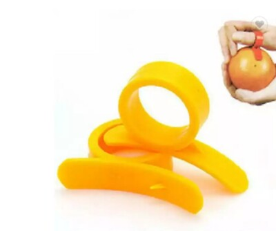 10 Piece Orange Citrus Peeler Set Easy Fruit Skin Cutter amp; Opener Tool
