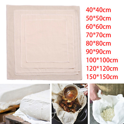 Cheesecloth Strainer Cheese Cloth Muslin Tofu Tea Juice Milk Cooking Mesh Filter