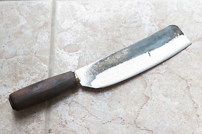 Crude 8 Inch Premium Japanese Nakiri Chef Knife Carbon Steel SHARP