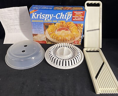 Micro Chip Microwave Potato Chip Maker NEW in open box #ad