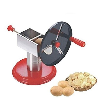 Stainless Steel and Iron Potato Chips Maker amp; Veggies amp; Fruit Slicer Machine #ad
